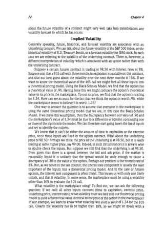 Natenberg   option pricing and volatility