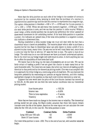 Natenberg   option pricing and volatility