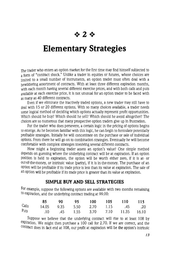Options volatility trading natenberg