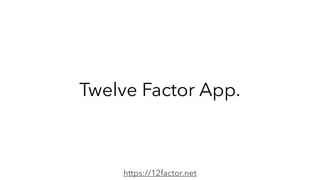 Twelve Factor App.
https://12factor.net
 