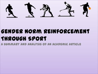 Gender Norms & Sports | PPT