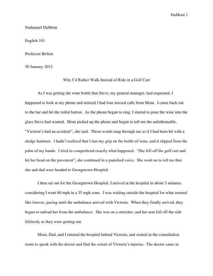 memoir essay