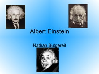 Albert Einstein Nathan Butgereit 