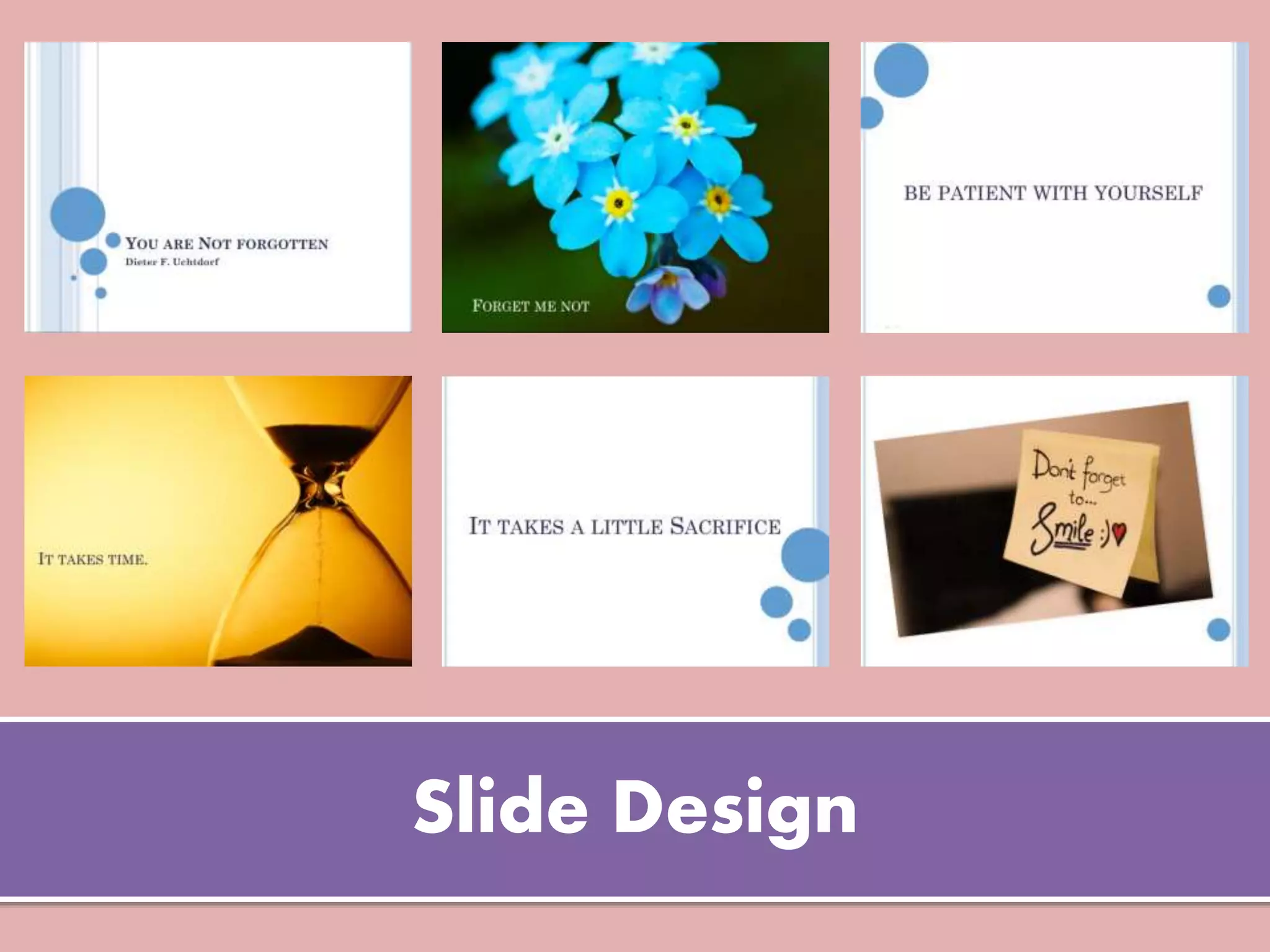 Slide Design