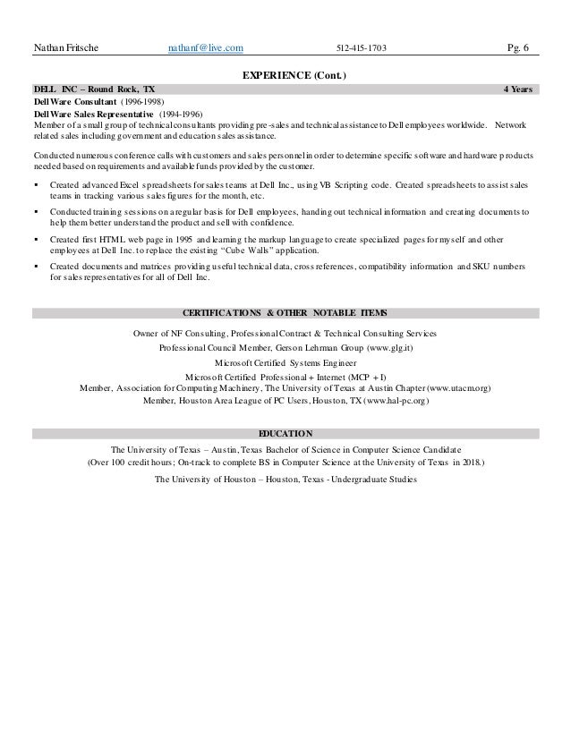 Ut austin resume help