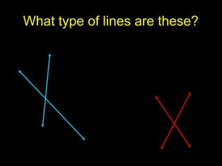 What type of lines are these?
 