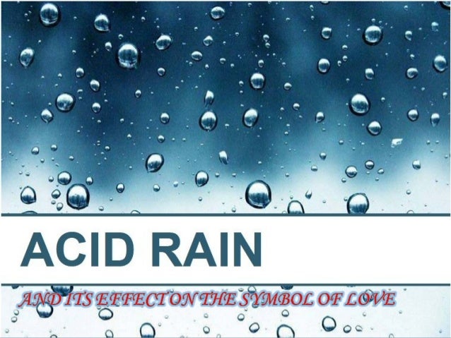 Reasearch on acid rain