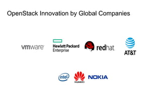 OpenStack Innovation by Global Companies
 