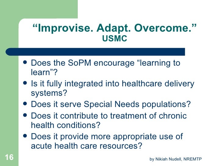National Ems Scope Of Practice Model