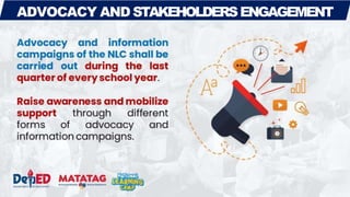 ADVOCACY AND STAKEHOLDERSENGAGEMENT
 
