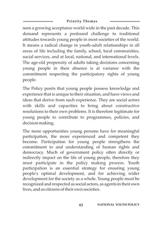 National Youth Policy of Nigeria- Revised 2009 (Federal Ministry Of