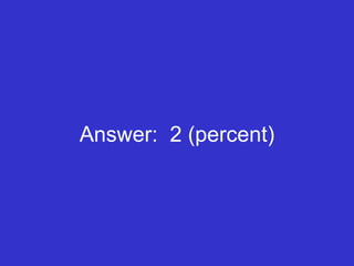 Answer:  2 (percent) 