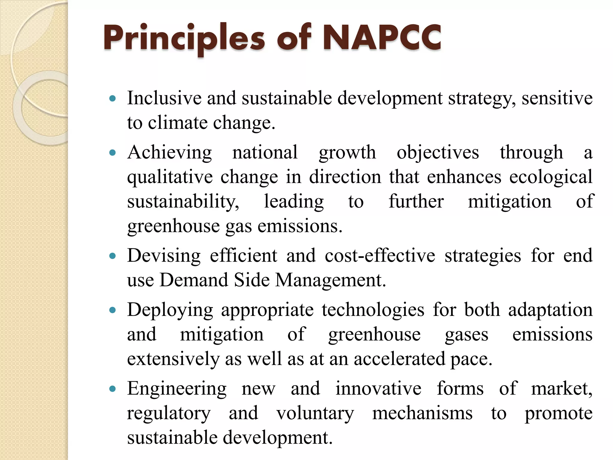 National action plan on climate change | PPTX