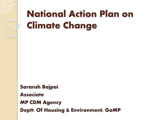 National action plan on climate change | PPTX