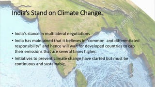 National action plan on climate change | PPTX