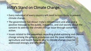 National action plan on climate change | PPTX