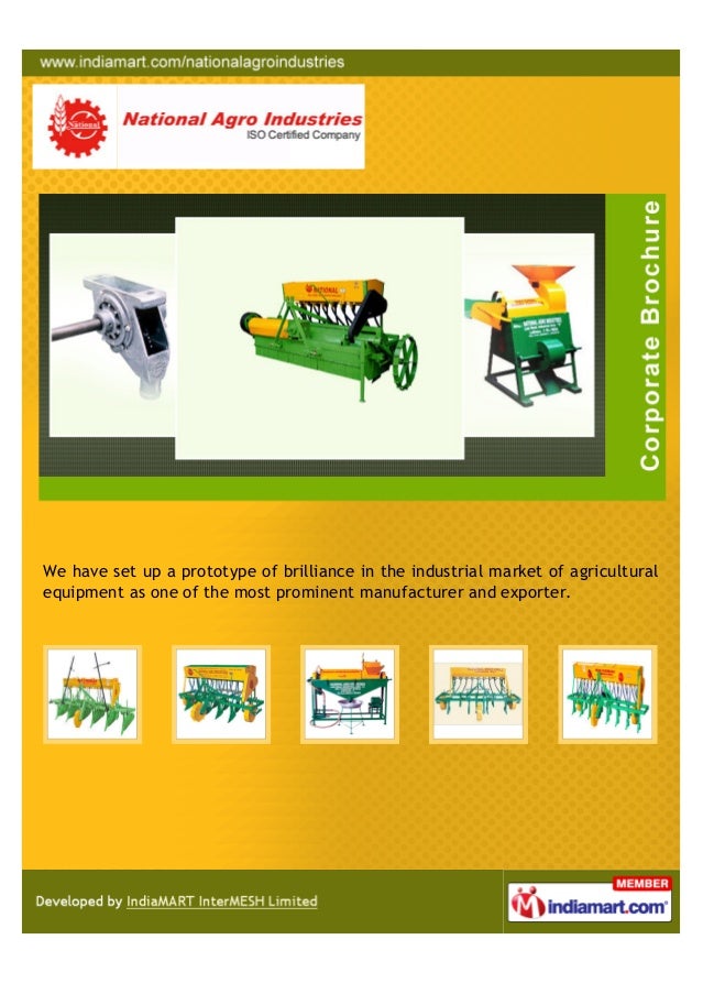 National Agro Industries, Ludhiana, Agricultural equipment