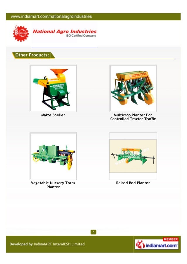 National Agro Industries, Ludhiana, Agricultural equipment
