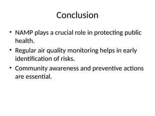 Air QualityMonitoringProgramme NAMP.pptx