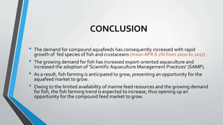 Fish Production Conclusion National and international scenario of aquafeeds availability demand ...
