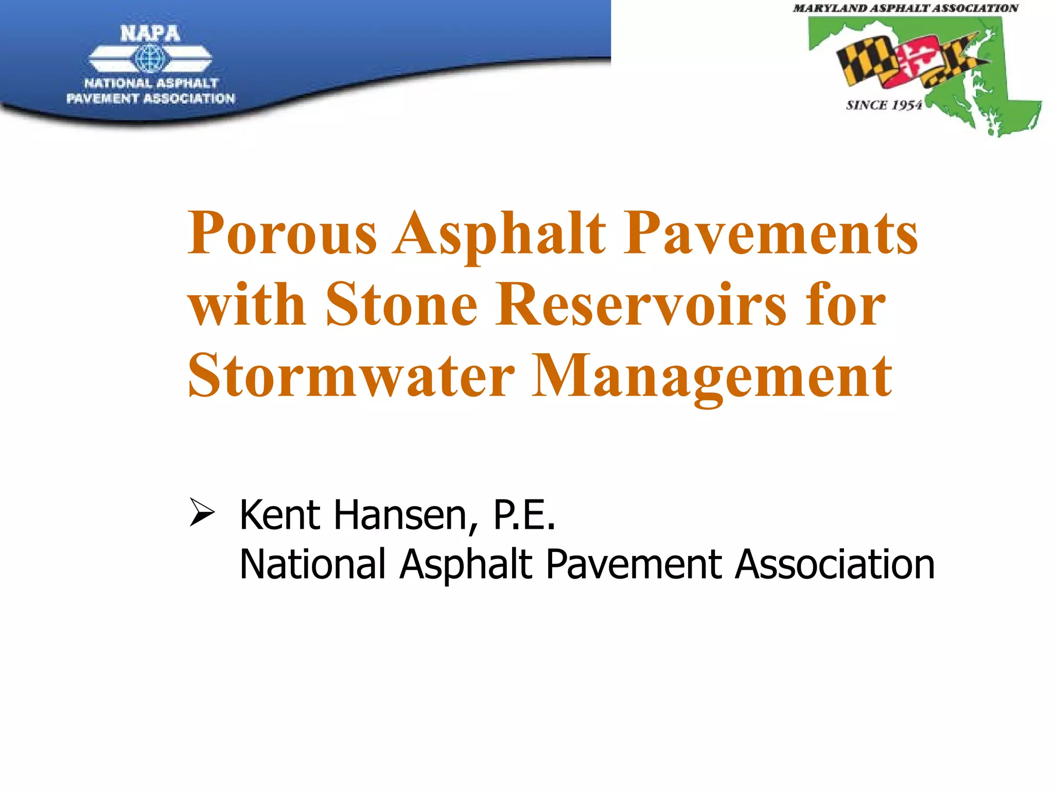 National Asphalt Pavement Association Ppt