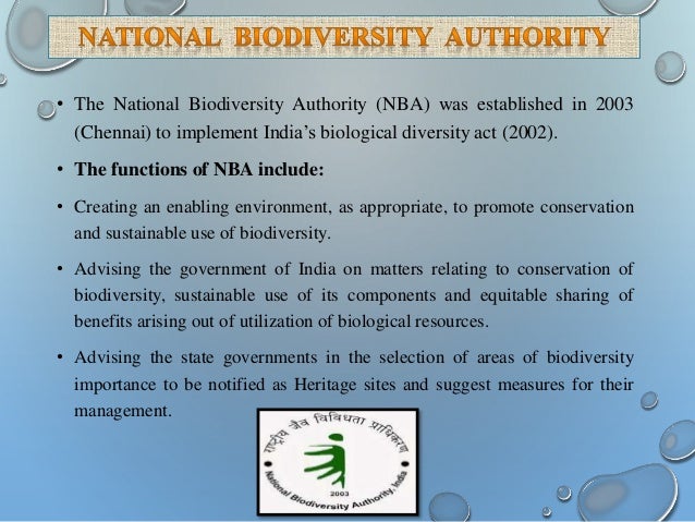 National Biodiversity Protection Initiatives