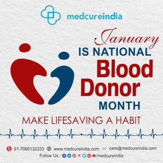 National Blood Donor Month | MedcureIndia