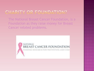 National breast cancer foundation | PPTX
