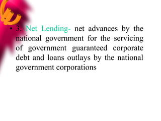 Net Lending National budget | PDF
