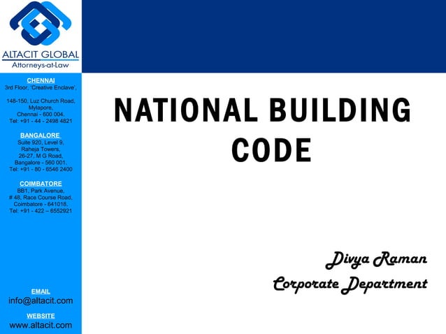 National building code | PPT
