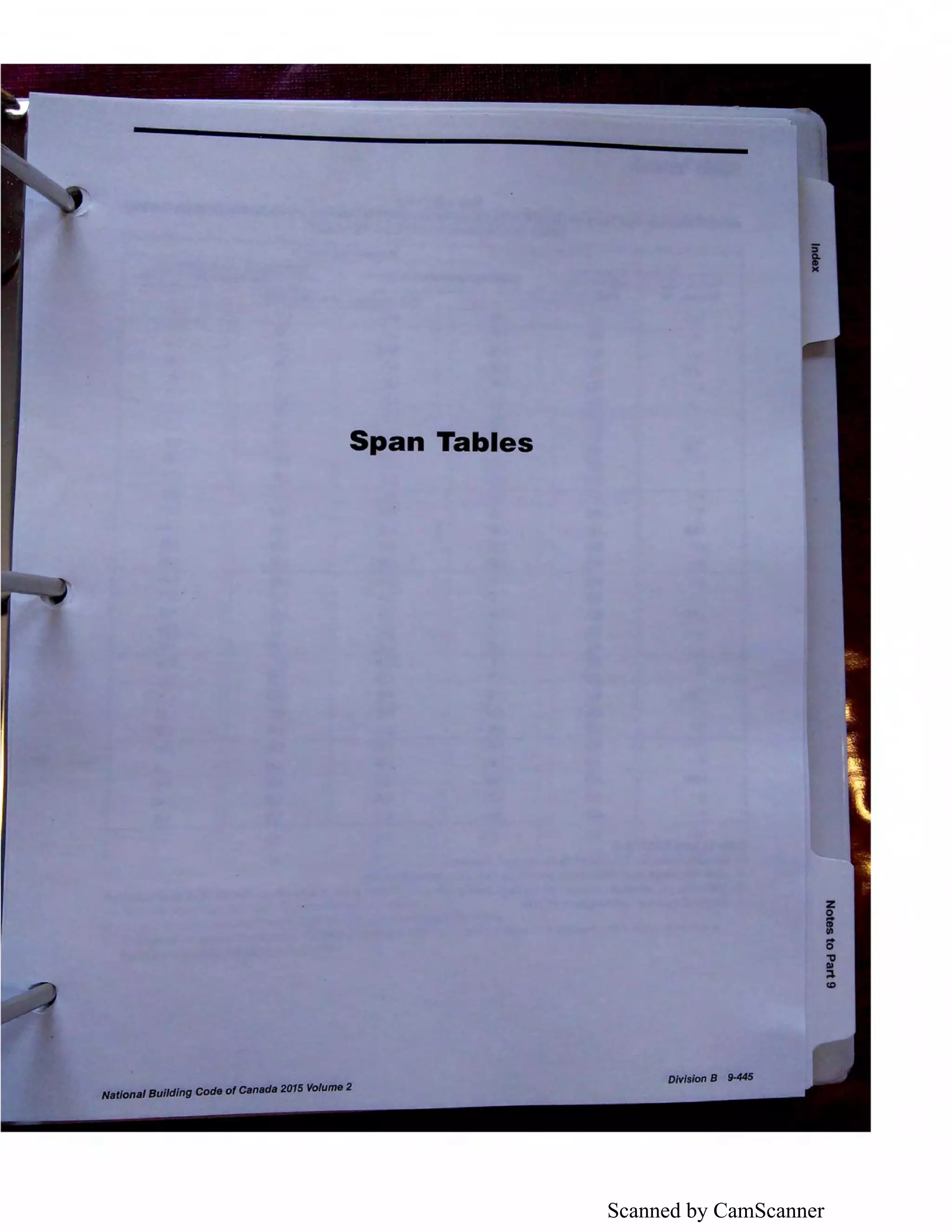 Scanned by CamScanner
Span Tables
I
•I•
 