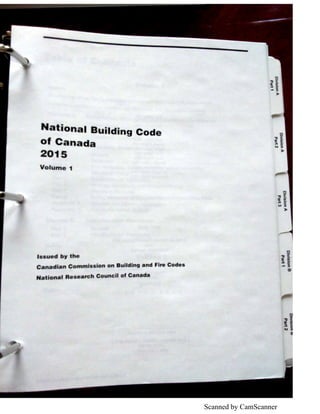 Scanned by CamScanner
- ii ing Code
ol
~
d Co ion on uilding and Fh·e Codes
R•·•••rc Council of Can dlion
C
.,,<DI ii
::I. o·.... :I
ti)
 