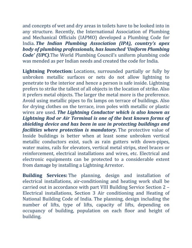 National building code for residential apartments in india PDF