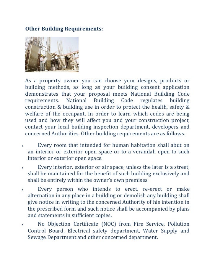 National building code for residential apartments in india