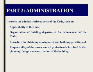 National building codes | PPTX