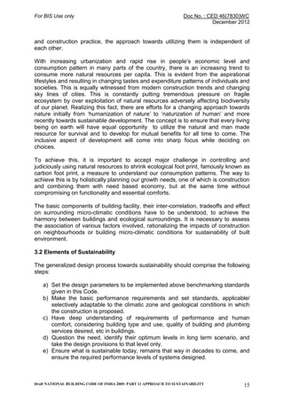 National building code, sustainable design guidelines. | PDF