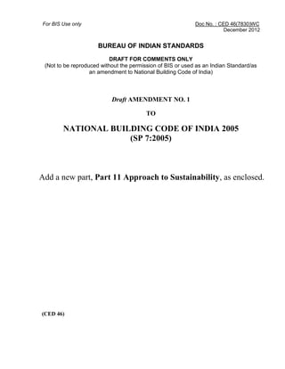 National building code, sustainable design guidelines. | PDF - National Building Code Sustainable Design