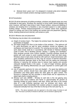 Image showcasing National building code, sustainable design guidelines. | PDF