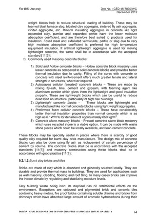 National building code, sustainable design guidelines. | PDF