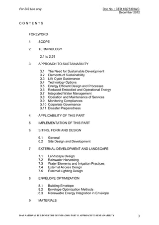 Illustration of National Building Code Sustainable Design