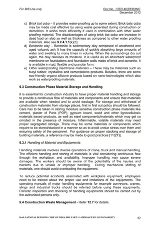 National building code, sustainable design guidelines. | PDF
