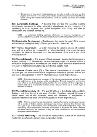 Sustainable Design Standards Example