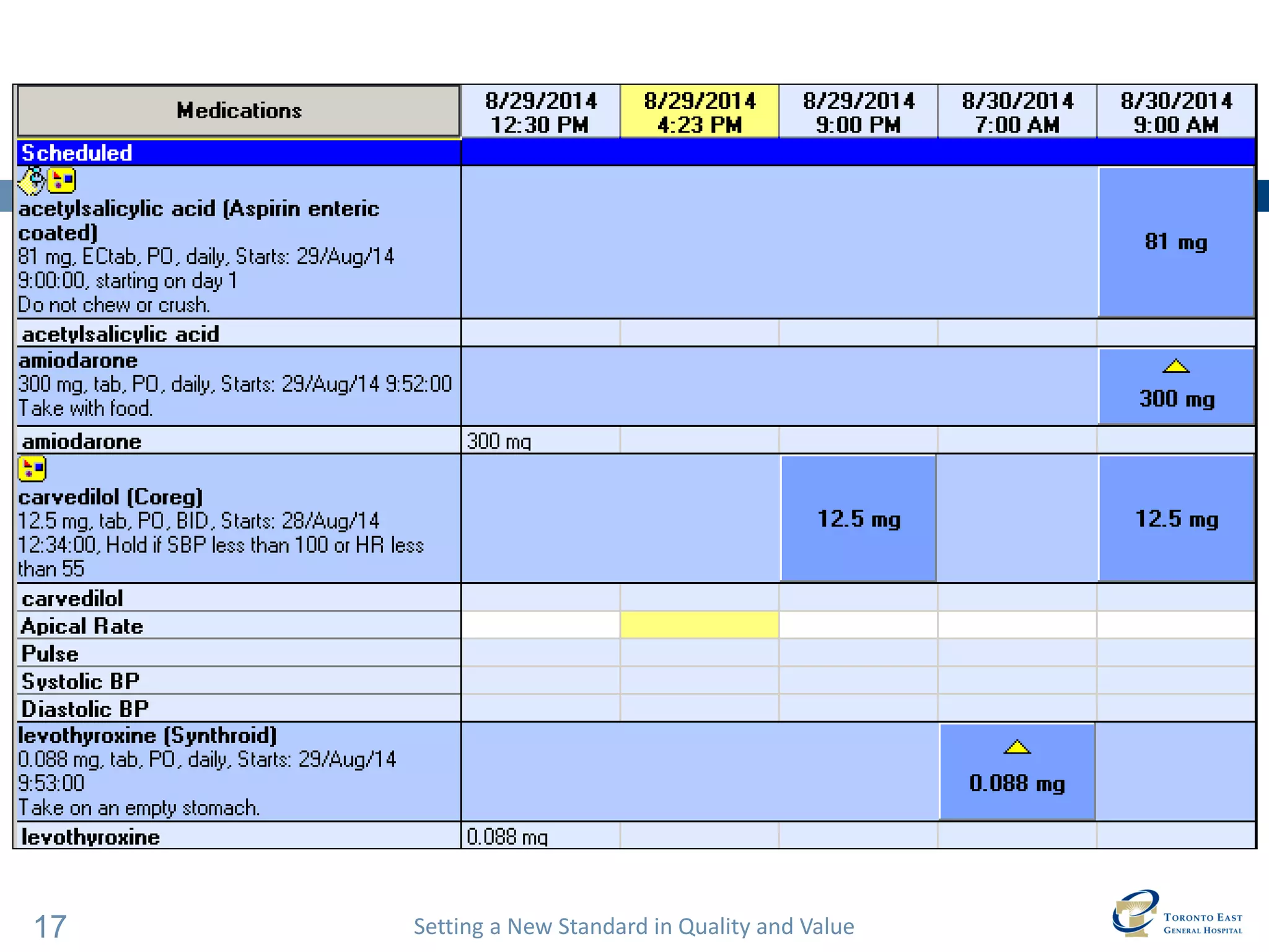 Setting a New Standard in Quality and Value 
17  