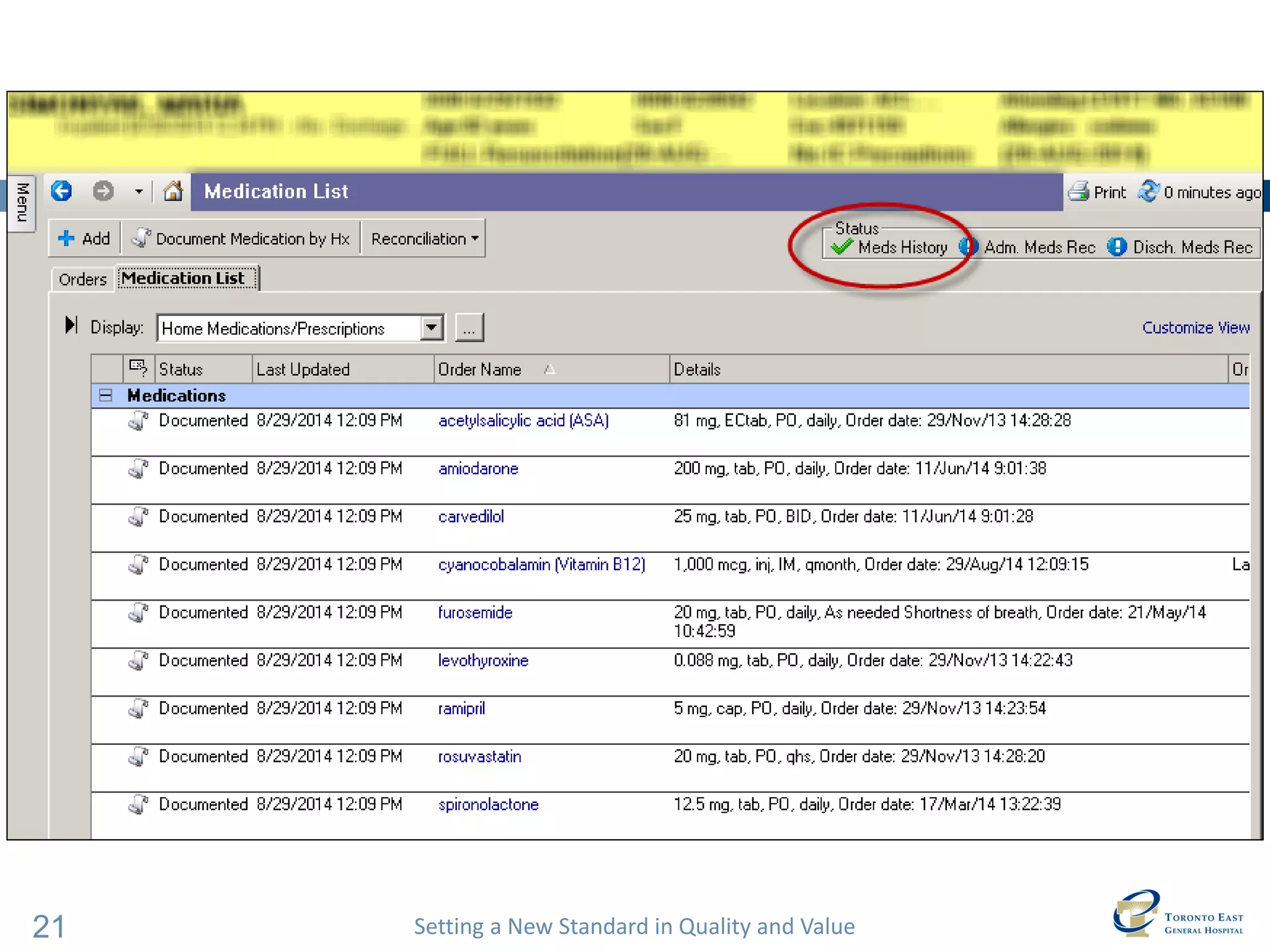 Setting a New Standard in Quality and Value 
21  