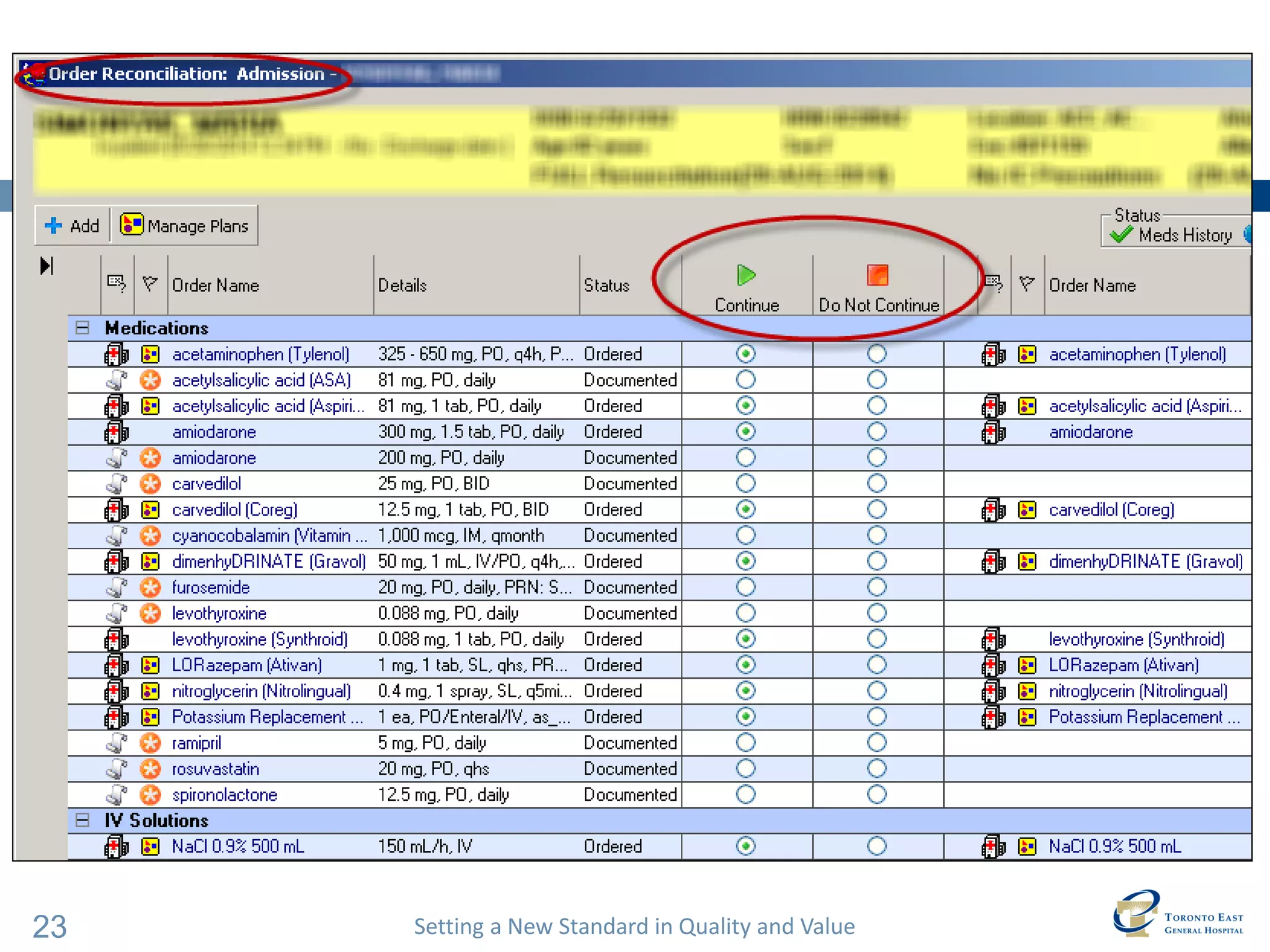 Setting a New Standard in Quality and Value 
23  