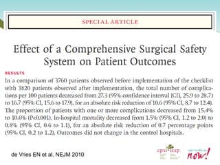 de Vries EN et al. NEJM 2010  