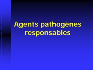 Agents pathogènes responsables  