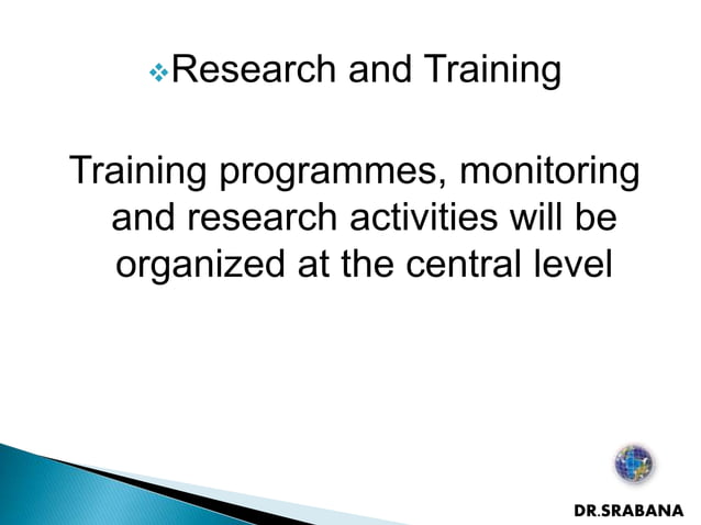 National Cancer Control Programme