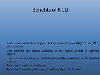 Nclt National Company Law Tribunal | PPTX