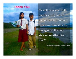 Department of Education
Thank You
 